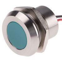 アールエスコンポーネンツ RS PRO 表示灯， 220V ac， 青， 実装ホールサイズ:22mm 123-2438 1個（直送品）