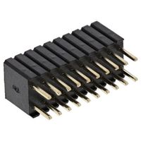 アールエスコンポーネンツ RS PRO 基板接続用ソケット 20 極 1.27mm 2 列 スルーホール 251-4343 1ロット(5個)（直送品）