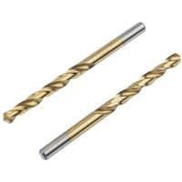 ツイストドリルビット RS PRO 117 mm HSSーTiN 直径8mm プレーン シャンクサイズ8mm 214-004 1箱(10個)（直送品）