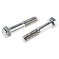 アールエスコンポーネンツ 六角ボルト RS PRO M16 x 80mm ステンレス 508-1234 1袋(10個)（直送品）