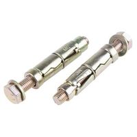 RS PRO シールドアンカールースボルト， 炭素鋼 M12 取付穴径20mm 長さ75mm 908-6921 1袋(10個)（直送品）