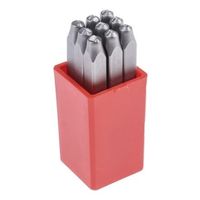 アールエスコンポーネンツ ナンバー刻印パンチセット RS PRO 2.5mm x 9個 875-4714 1個（直送品）