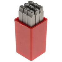 アールエスコンポーネンツ ナンバー刻印パンチセット RS PRO 3mm x 9個 875-4727 1個（直送品）