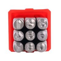 アールエスコンポーネンツ ナンバー刻印パンチセット RS PRO 5mm x 9個 875-4736 1個（直送品）