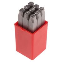 アールエスコンポーネンツ ナンバー刻印パンチセット RS PRO 6mm x 9個 875-4749 1個（直送品）