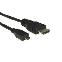 RS PRO HDMIケーブル 長さ:1m， HDMI ー Micro HDMI， A:オス， コネクタ B:オス（直送品）