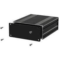 アールエスコンポーネンツ RS PRO 汎用ボックス， アルミニウム， 80 x 108.5 45mm 黒 195-1525 1個（直送品）