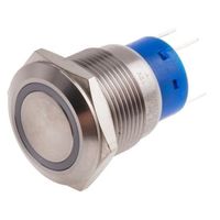 アールエスコンポーネンツ RS PRO 押しボタンスイッチ， モーメンタリ， パネルマウント， 単極双投(SPDT) 111-5777 1個（直送品）