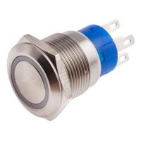 アールエスコンポーネンツ RS PRO 押しボタンスイッチ， ラッチ， パネルマウント， 単極双投(SPDT) 111-5778 1個（直送品）