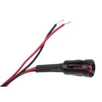 アールエスコンポーネンツ RS PRO 表示灯， 24V dc， 赤， 実装ホールサイズ:8mm 206-491 1個（直送品）