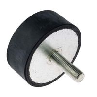 アールエスコンポーネンツ RS PRO 防振マウント，高さ:30mm オネジ専用 126-5938 1個（直送品）