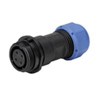 アールエスコンポーネンツ RS PRO 丸型コネクタ， 3極， スタンダード， ケーブルマウント 124-6647 1個（直送品）