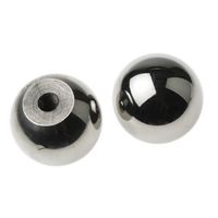 アールエスコンポーネンツ つまみノブ RS PRO ボール， M6 直径:38mm シルバー 144-3635 1袋(2個)（直送品）