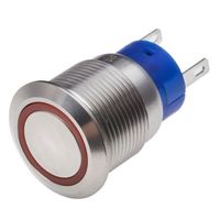 アールエスコンポーネンツ RS PRO 押しボタンスイッチ， ラッチ， パネルマウント， 単極双投(SPDT) 111-5822 1個（直送品）