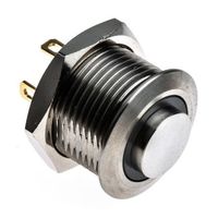 アールエスコンポーネンツ RS PRO 押しボタンスイッチ， モーメンタリ， パネルマウント， 単極単投(SPST) 175-9547 1個（直送品）