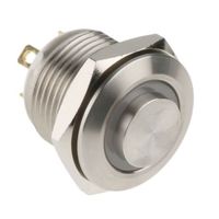 アールエスコンポーネンツ RS PRO 押しボタンスイッチ， モーメンタリ， パネルマウント， 単極単投(SPST) 175-9592 1個（直送品）