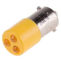 アールエスコンポーネンツ RS PRO 表示灯， 黄， 実装ホールサイズ:25 x 10mm 207-343 1個（直送品）