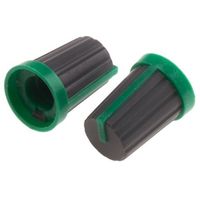 アールエスコンポーネンツ RS PRO ノブ 6mm 直径:13mm 丸型 467-5894 1ロット(10個)（直送品）