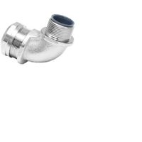 アールエスコンポーネンツ RS PRO コンジット 90° エルボー 銀 ニッケルめっき真鍮 214-9577 1ロット(2個)（直送品）