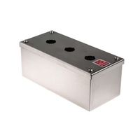 アールエスコンポーネンツ RS PRO， コントロールボックス， 穴径 22mm， 3 点用， ステンレス鋼 161-1523 1個（直送品）