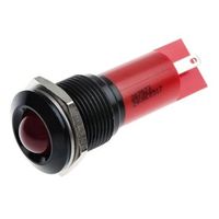 アールエスコンポーネンツ RS PRO 表示灯， 赤， 実装ホールサイズ:16mm 207-573 1個（直送品）
