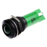 アールエスコンポーネンツ RS PRO 表示灯， 緑， 実装ホールサイズ:16mm 207-589 1個（直送品）