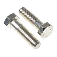 アールエスコンポーネンツ 六角ボルト RS PRO M16 x 60mm 鋼 279-880 1箱(25個)（直送品）