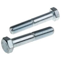 アールエスコンポーネンツ 六角ボルト RS PRO M16 x 90mm 鋼 279-931 1箱(10個)（直送品）