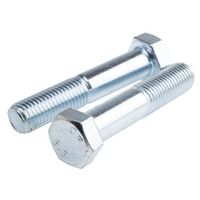 アールエスコンポーネンツ 六角ボルト RS PRO M16 x 80mm 鋼 279-925 1箱(10個)（直送品）