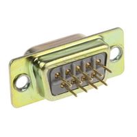 アールエスコンポーネンツ RS PRO D-subコネクタ， 9極， オス， スルーホール 472-758 1ロット(5個)（直送品）