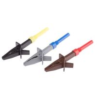 日置電機 ワニ口クリップ L4935 1セット(6個)（直送品） - アスクル