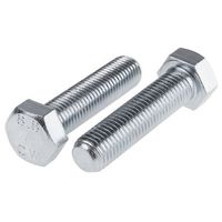 アールエスコンポーネンツ 六角ボルト RS PRO M20 x 80mm 鉄 276-364 1袋(10個)（直送品）