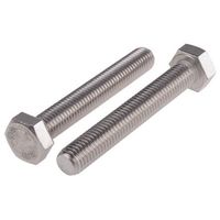 アールエスコンポーネンツ 六角ボルト RS PRO M12 x 80mm ステンレス 276-617 1袋(25個)（直送品）