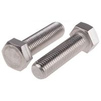 アールエスコンポーネンツ 六角ボルト RS PRO M20 x 70mm ステンレス 276-730 1袋(10個)（直送品）