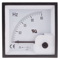 アールエスコンポーネンツ 周波数メータ RS PRO アナログ 72 x mm 901-0573 1個（直送品）