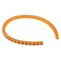 アールエスコンポーネンツ RS PRO， ケーブルマーカアクセサリー 燈色地に黒 812-1262 1リール(100個)（直送品）