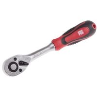 アールエスコンポーネンツ RS PRO ラチェットハンドル 1/4インチ ラチェット クロームバナジウム鋼 912-5404 1個（直送品）