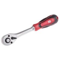 アールエスコンポーネンツ RS PRO ラチェットハンドル 3/8インチ ラチェット クロームバナジウム鋼 912-5408 1個（直送品）