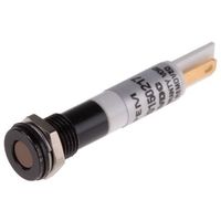 RS PRO 表示灯， 10.8 → 13.2V dc， オレンジ， 実装ホールサイズ:8mm 843-2496 1個（直送品）