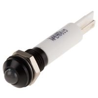 アールエスコンポーネンツ RS PRO 表示灯， 110V ac， 白， 実装ホールサイズ:8mm 846-2734 1個（直送品）