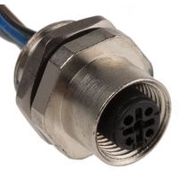 アールエスコンポーネンツ RS PRO 丸型コネクタ， 接触コンタクト:メス， 5極M12 ソケット 877-1113 1個（直送品）