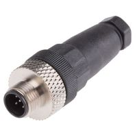 アールエスコンポーネンツ RS PRO 丸型コネクタ， 5極， M12， ケーブルマウント 877-1141 1個（直送品）