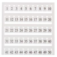 RS PRO マーカー マーキングタグ for use with スクリュークランプ端子台 878-7590 1ロット(2個)（直送品）