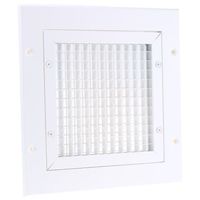 アールエスコンポーネンツ 換気 グリル RS PRO 200 x 200mm アルミ 白 185-4707 1個（直送品）