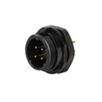 アールエスコンポーネンツ RS PRO 丸型コネクタ， 4極， スタンダード， パネルマウント 124-6657 1個（直送品）