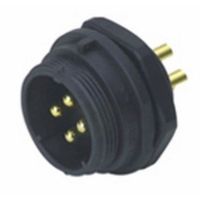 アールエスコンポーネンツ RS PRO 丸型コネクタ， 5極， スタンダード， パネルマウント 124-6676 1個（直送品）