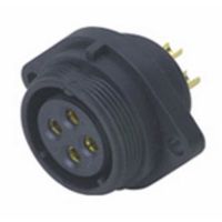 アールエスコンポーネンツ RS PRO 丸型コネクタ， 3極， スタンダード， パネルマウント 124-6678 1個（直送品）