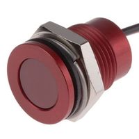 アールエスコンポーネンツ RS PRO 表示灯， 24V dc， 赤， 実装ホールサイズ:14mm 111-6569 1個（直送品）