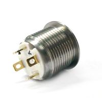 アールエスコンポーネンツ RS PRO 押しボタンスイッチ， モーメンタリ， パネルマウント， 単極単投(SPST) 175-9615 1個（直送品）