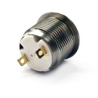 アールエスコンポーネンツ RS PRO 押しボタンスイッチ， モーメンタリ， パネルマウント， 単極単投(SPST) 175-9651 1個（直送品）